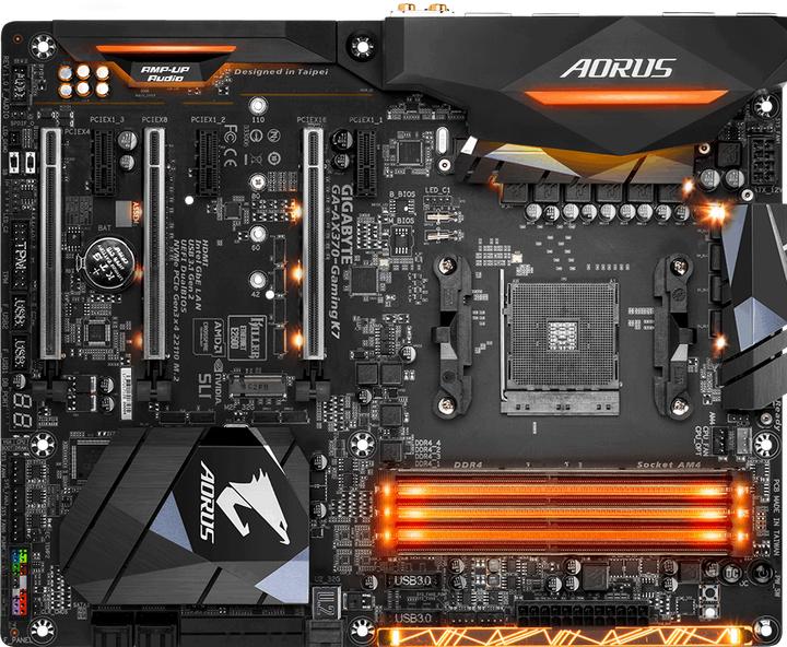 Produktbild Gigabyte Aorus GA-AX370 Gaming K7 (AM4, AMD X370, ATX)