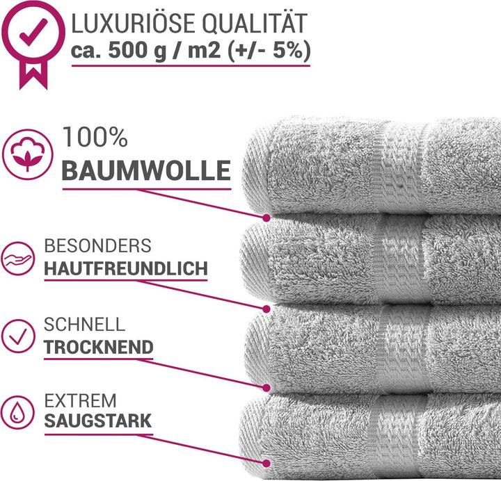 Image du produit Casativo Set de serviettes (100 x 50 cm, 140 x 70 cm, 50 x 30 cm)