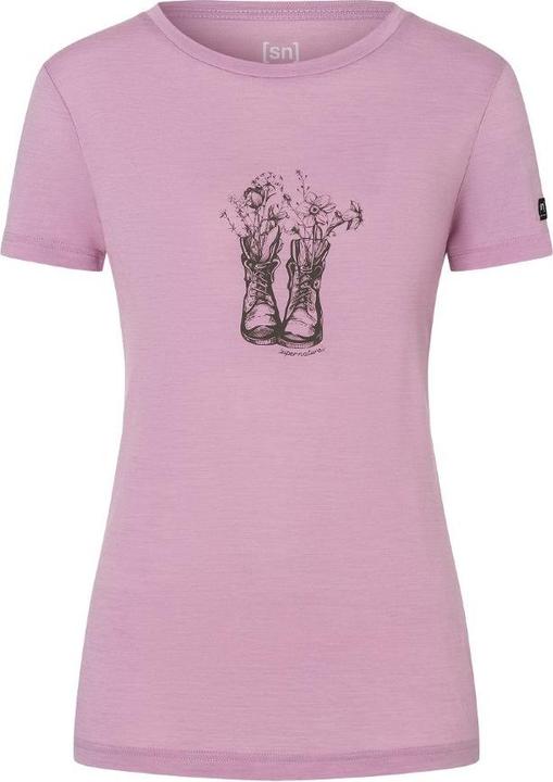 Actual product image Super Natural W Flower Boots Tee (S)