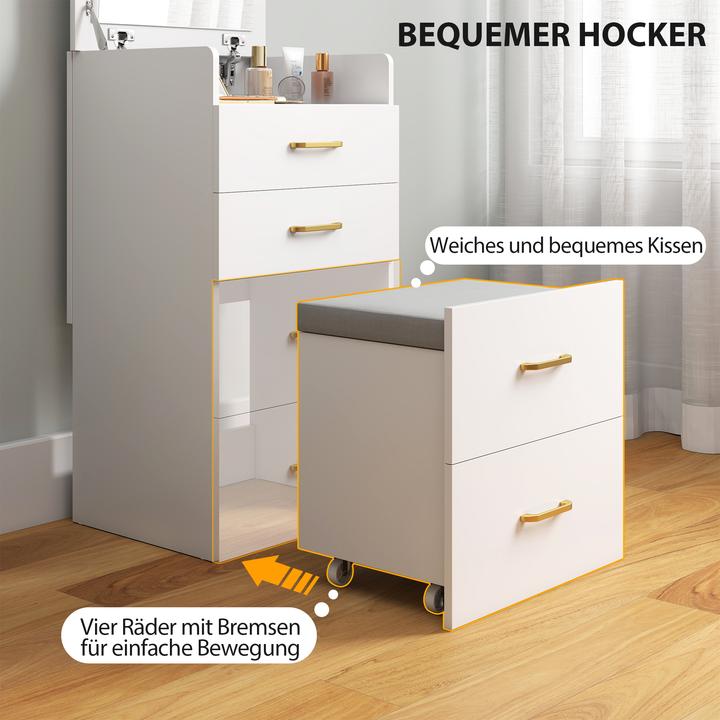Produktbild Homcom Schminktisch (48 x 40 x 90 cm)