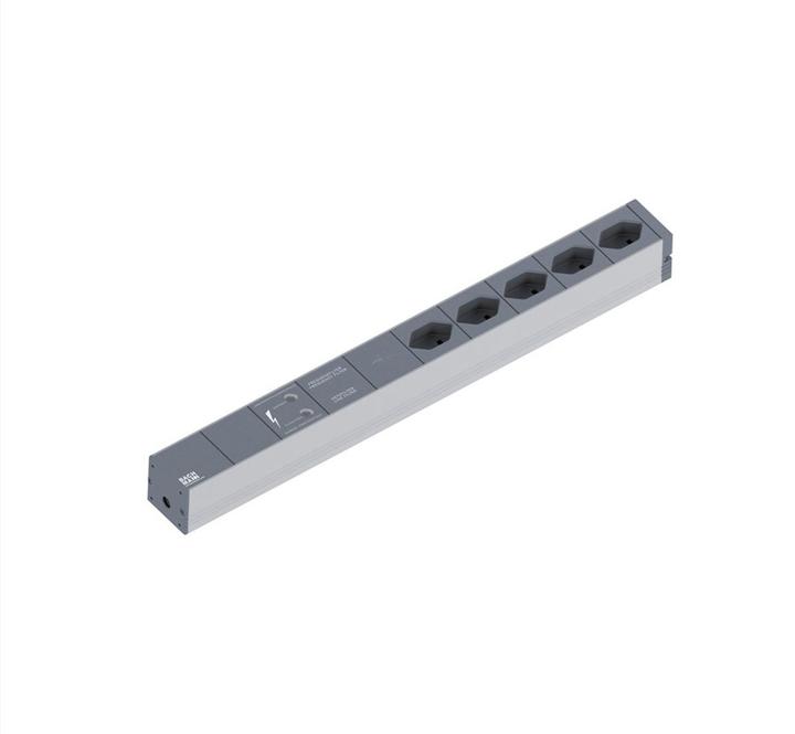Actual product image Bachmann IT PDU Basic 1U (5x, Type 13, 3 m)