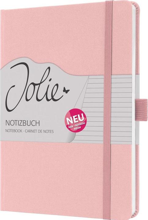 Image du produit Jolie Notizbuch A5 (152 x 203 mm, À rayures, Couverture rigide)