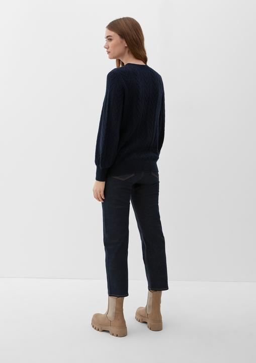 Actual product image s.Oliver Strickpullover Strickpullover mit Zopfmuster (38)