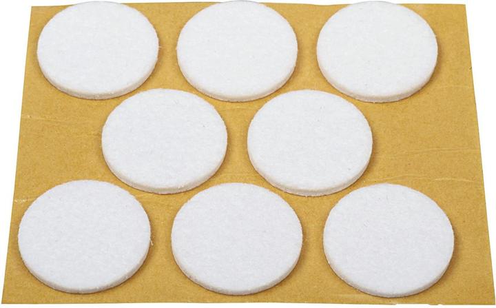 Produktbild Hansi-Siebert Filzgleiter Ø28mm weiss 8er Pack (Filzgleiter, 8 Stück)