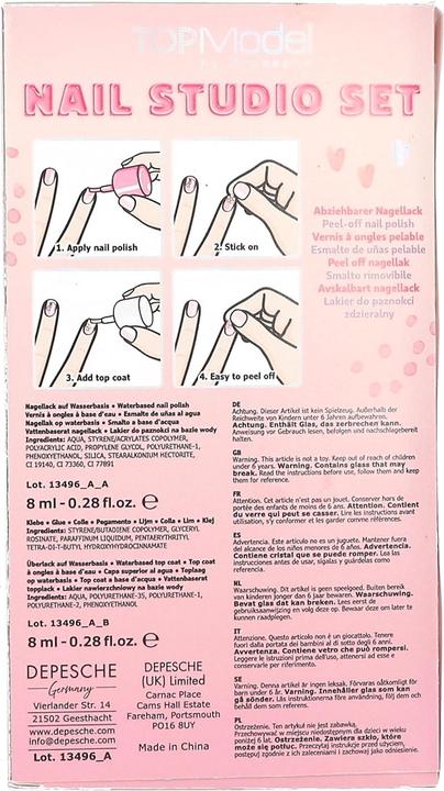 Produktbild Top Model Topmodel - TOPModel Nail Studio Set BEAUTY and ME - (0413496)