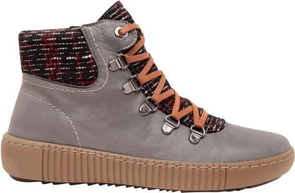 Gemini Schnürstiefelette, Anilinleder, 6 Farben grau (40)