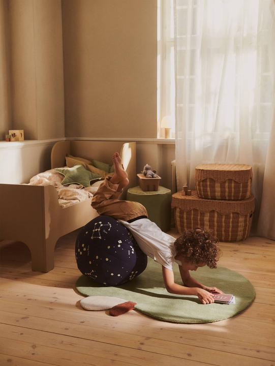 Produktbild Ferm Living Constellation Pouf - Dark Blue