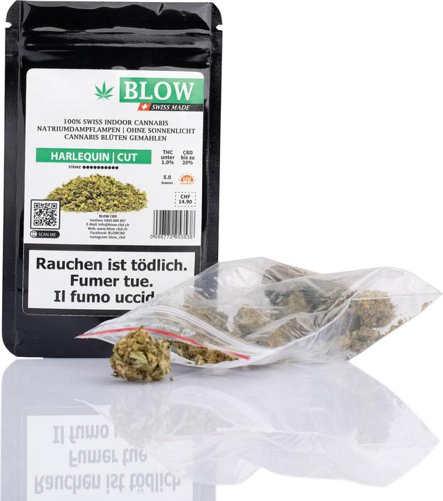 Image du produit Blow CBD Harlequin Vert Cut 5g (5 g, Intérieur)