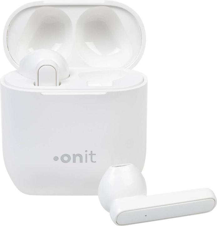 Actual product image Onit True Wireless In-Ear Headphones Entry White (No noise cancellation, 3 h, Wireless)