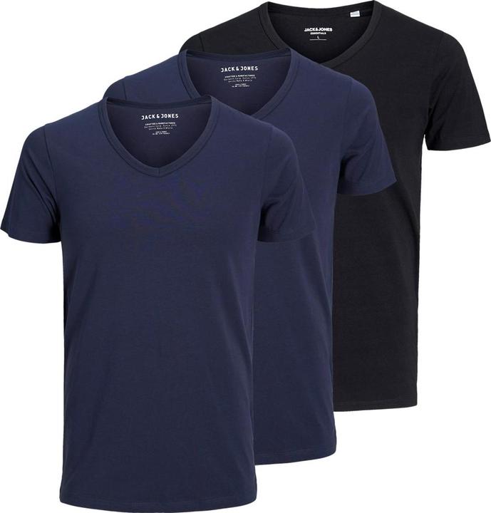 Produktbild Jack & Jones 3er Pack Essentials T-Shirt (M)
