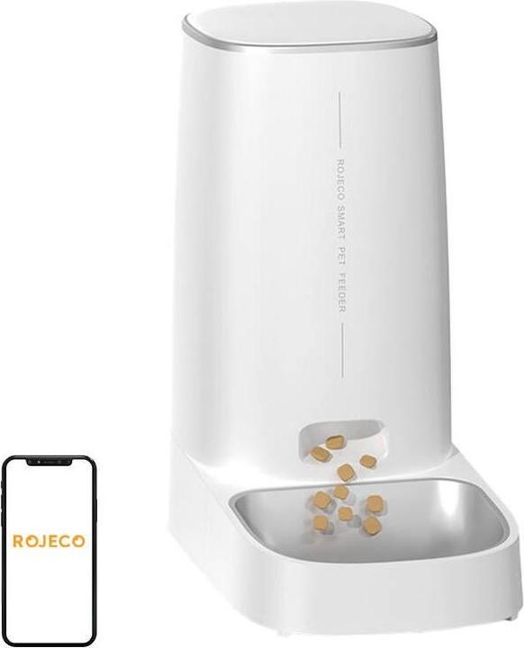 Actual product image Rojeco 4L Automatic Pet Feeder WiFi Version with Single Bowl