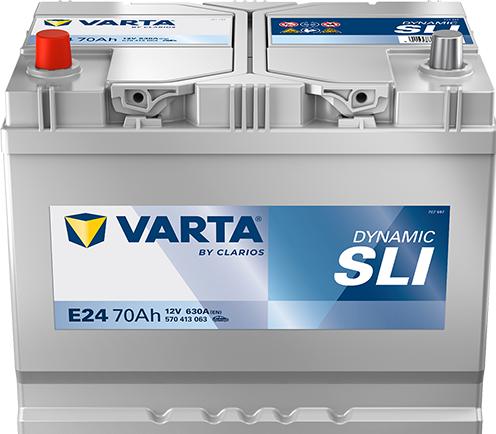 Actual product image Varta Blue Dynamic E24 (12 V, 70 Ah, 630 A)