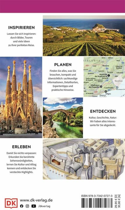 Image du produit Vis-à-Vis Reiseführer Spanien (Allemand, DK Verlag Voyage, 2023)