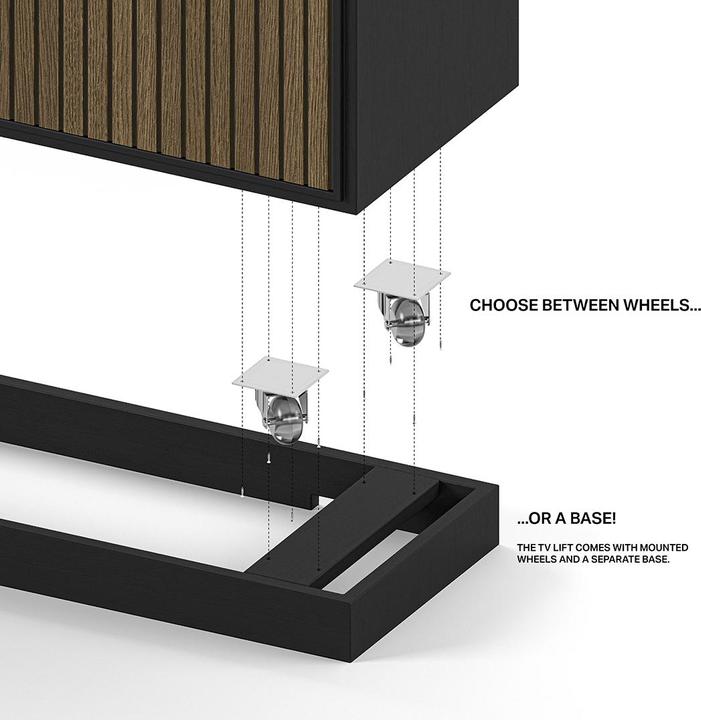 Produktbild Multibrackets TV-Lift Slim Möbel inkl. Liftsystem (55", 50 kg)