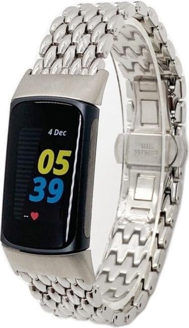 Strap-it Stahlarmband (Edelstahl, Fitbit Charge 5)