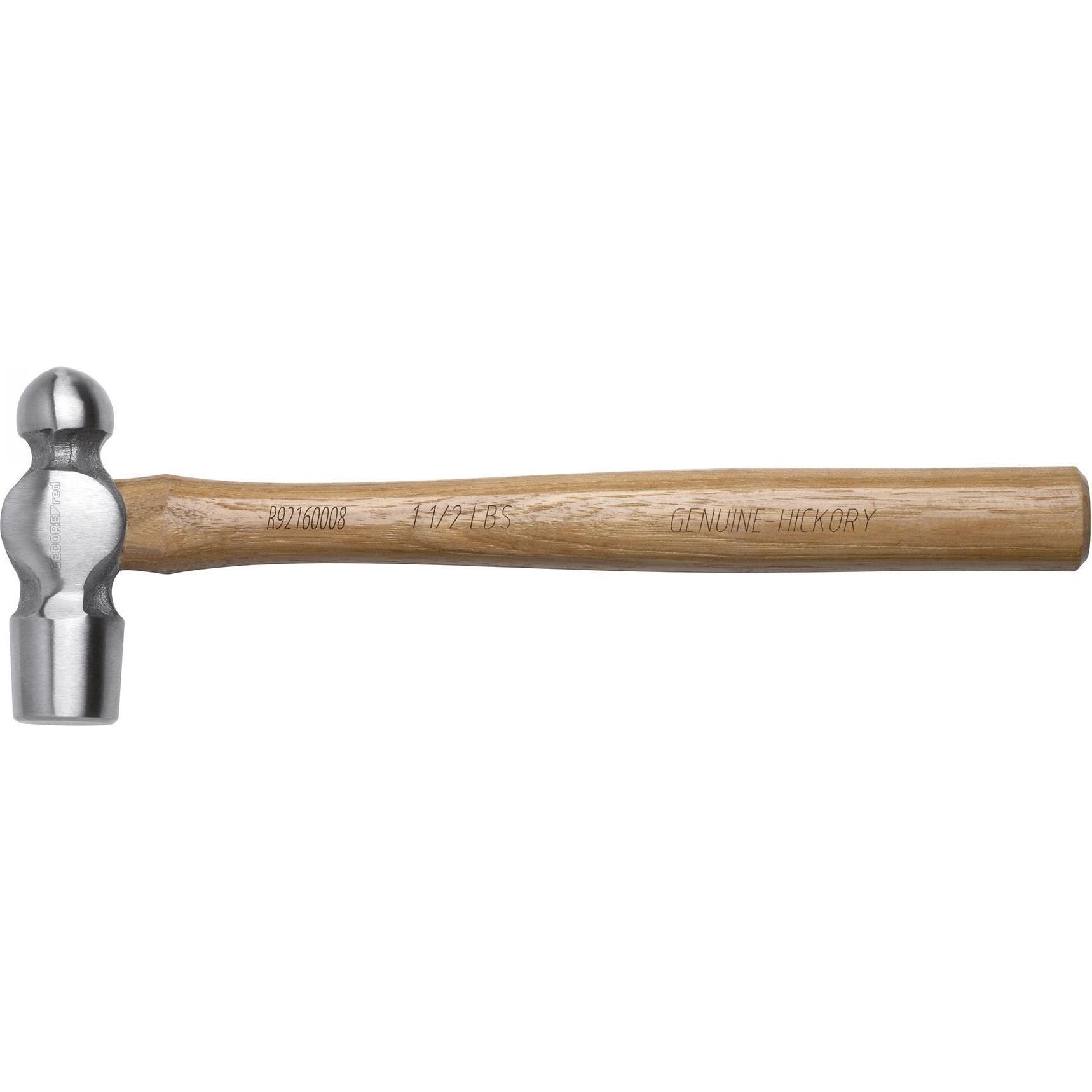 Gedore Red, Hammer, red R92160008 Schlosserhammer Engl. 1.1/2lbs Hickory (920 g)