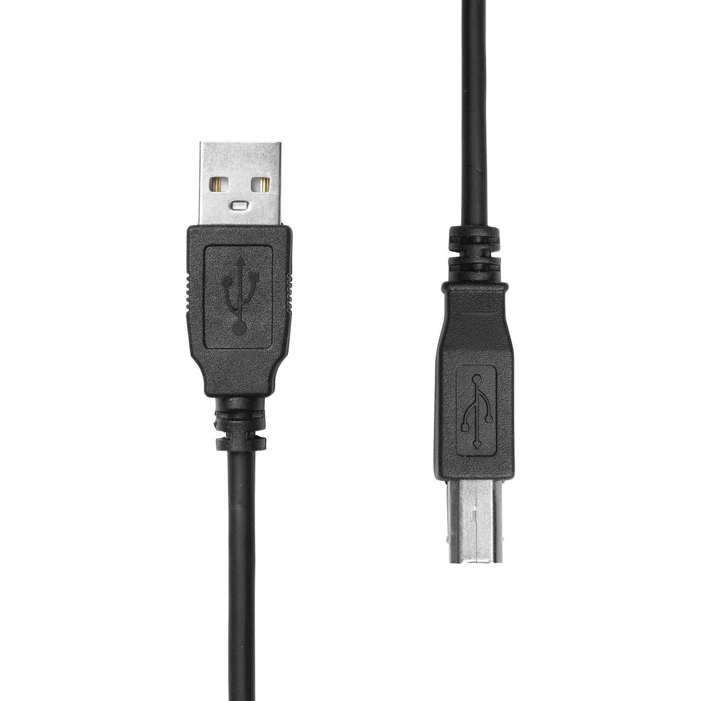 ProXtend USB 2.0 Cable A to B M/M Black 0.5M (0.50 m), USB Kabel