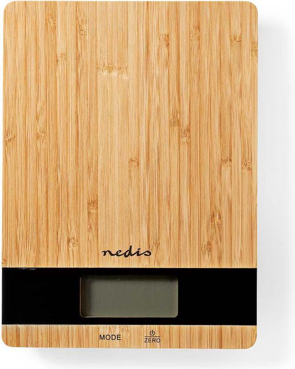 Actual product image Nedis Kitchen Scales Digital Wood/Plastic Wood Wood