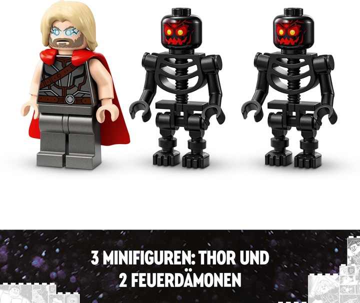 Immagine prodotto LEGO Figura di costruzione di Thor contro Surtur (76289, LEGO Marvel)