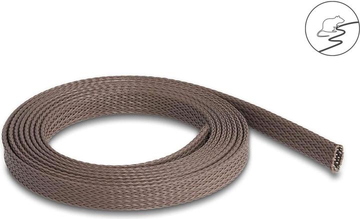 Image du produit Delock Gaine tressée anti-rongeurs, 2 m x 12 mm brun (Gaines pour câbles, 200 cm)
