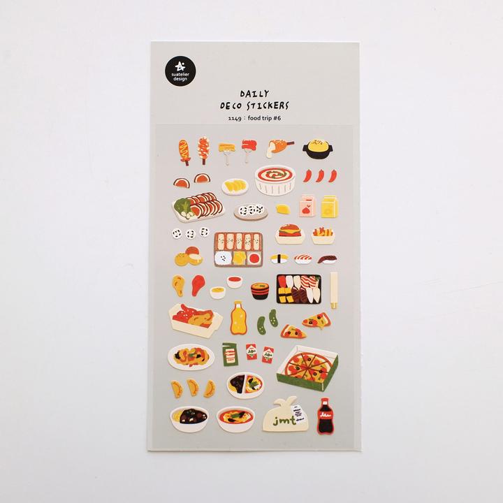 Mark'S Daily Deco Sticker FOOD TRIP #6 (10 Sticker)