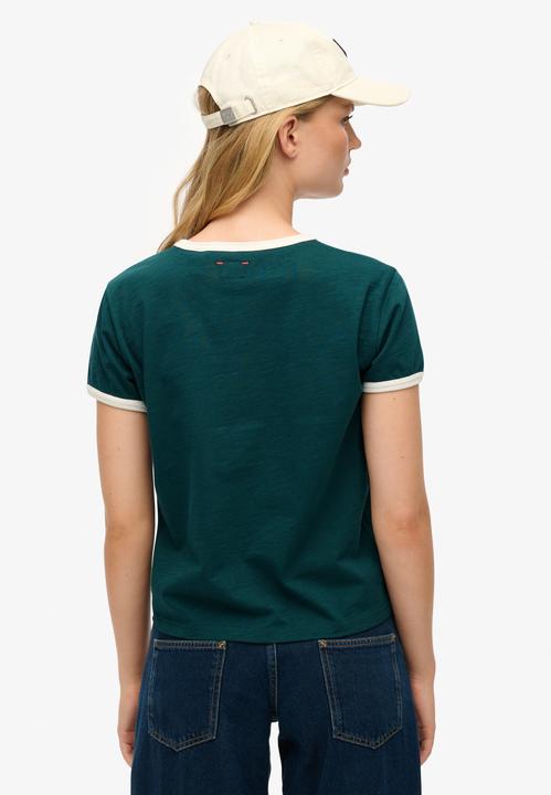 Produktbild Superdry Tailliertes Athletic Essential Ringer-T-Shirt (L)