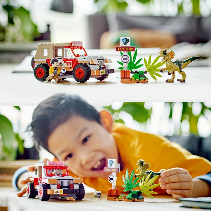 Productafbeelding LEGO 76958 Hinderlaag van de Dilophosaurus (76958, LEGO Jurassic World)
