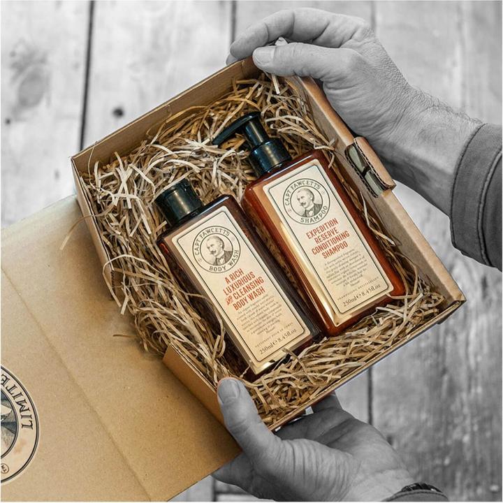 Image du produit Captain Fawcett Capt. Fawcett Care - Expedition Reserve Body Wash & Shampoo Set (Set soin capillaire)