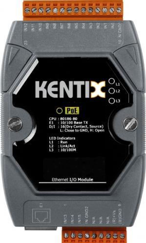 Actual product image Kentix Erweiterungsmodul KIO7052 mit 8 digitalen Alarmeingängen und 8 Ausgängen