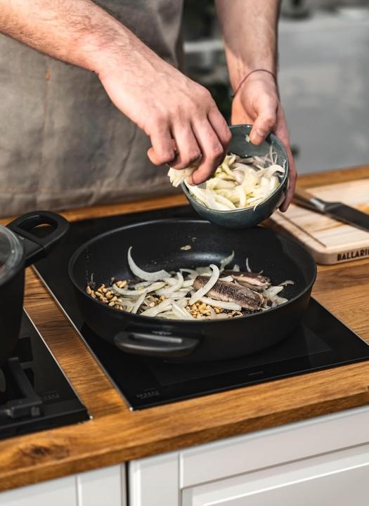 Produktbild Ballarini Patelnia Alba głęboka z 2 uchwytami tytanowa 28 cm ALBG3ED.28D (Bratpfanne, Aluminium, 28 x 11 cm)