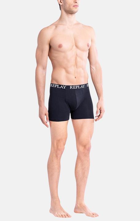 Produktbild Replay Trunk BOXER Style 01/C Basic Cuff Logo im 3er Pack (XL, 3er Pack)