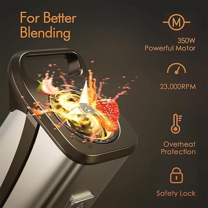 Actual product image Enfmay Smoothie Maker mit 2 Flaschen (350 W)