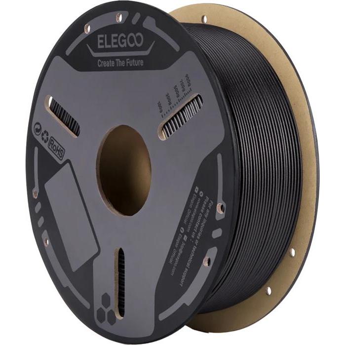 Elegoo PETG-CF filament (black) (PETG), Filamenti stampa 3D, Nero