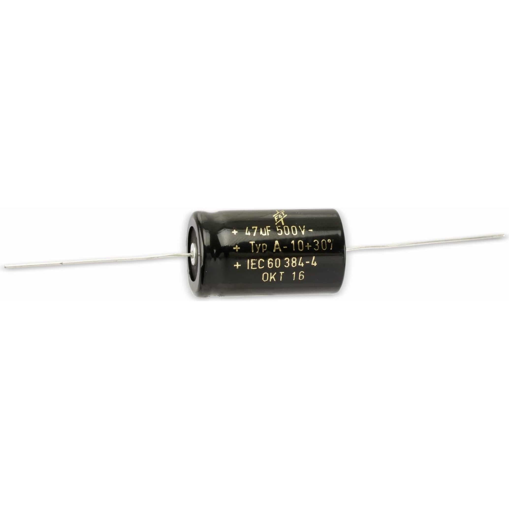 Eneroid Elektrolytkondensator, 47µF, 500V, Kondensator