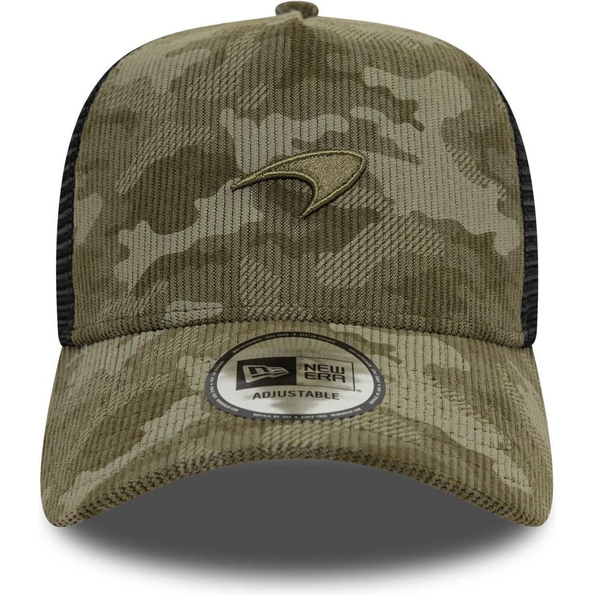 Thumbnail - New Era, Cap, A-Frame Trucker Cap - Mclaren Racing Cord Camo Oliv