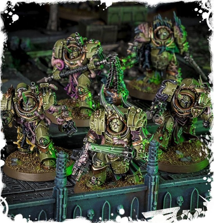 Produktbild Games Workshop Warhammer 40k - Death Guard Blightlord Terminators (Kunststoff)