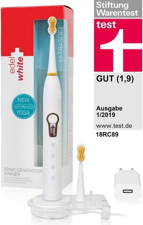 Actual product image Edel + White Sonic Generation 8 Winner (Sonic toothbrush)