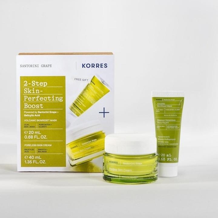 Image du produit Korres Santorini Grape Set 2-Step Boost pour le perfectionnement de la peau (Kit de soins du visage)
