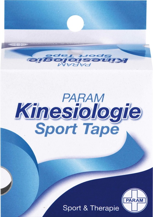 Actual product image Kinesiology Sport Tape 5 cm x 5 m Blue, 1 pc. plaster (5 m)