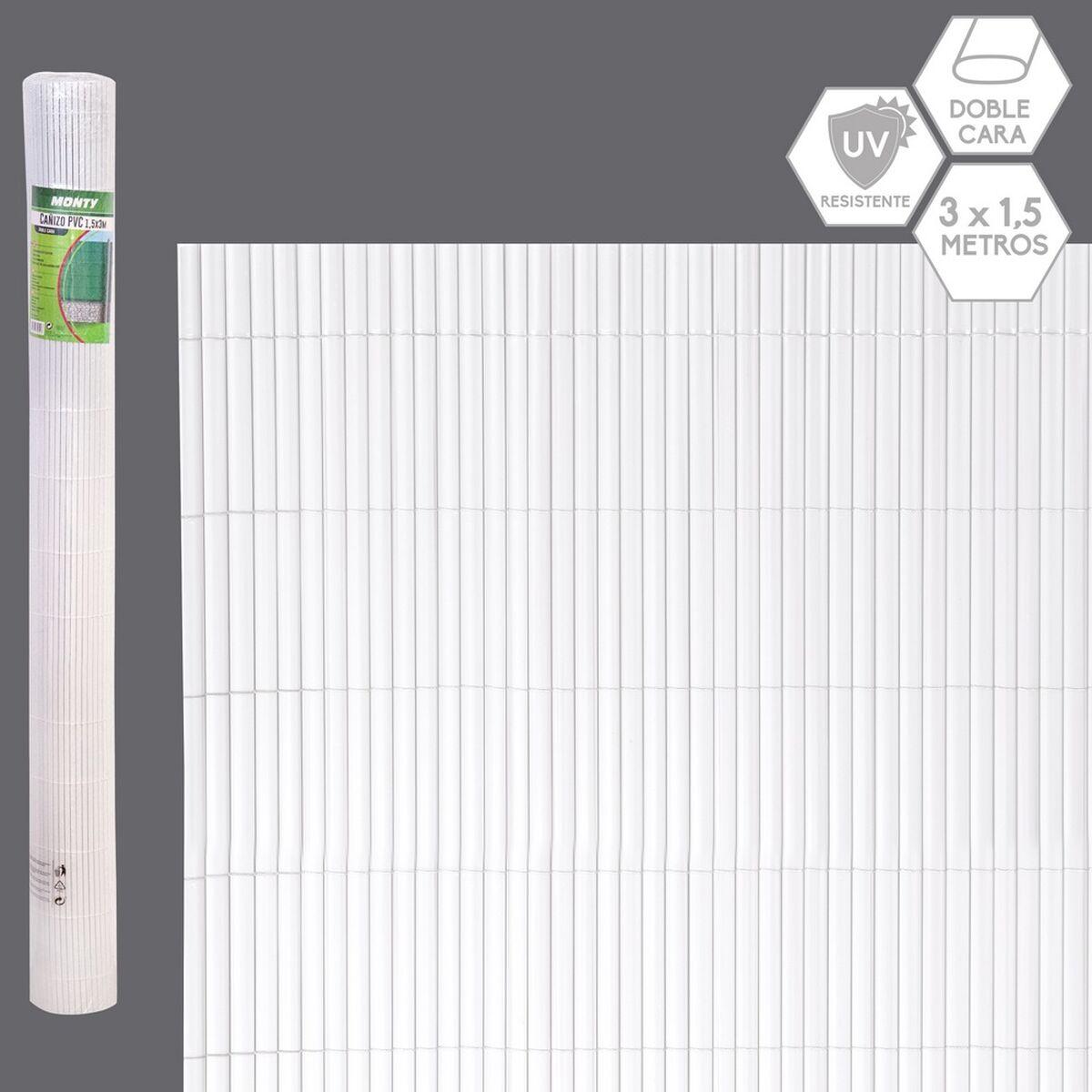 Thumbnail - BigBuy, Sichtschutz, Sichtschutz Weiss PVC 1 x 300 x 150 cm (150 cm)