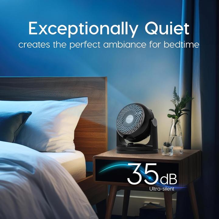 Actual product image Iris Ohyama Tragbarer Tischventilator (35 dB)