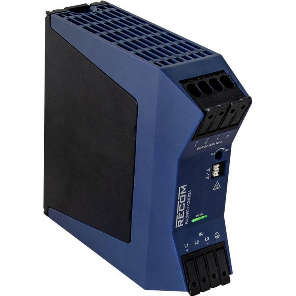 Recom, Alimentazione di sistema, Hutschienen-Netzteil DIN-Rail 10 A