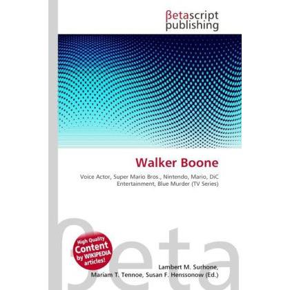 Walker Boone, Fachbücher