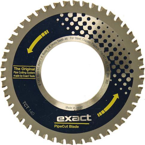 Exact, Sägeblatt, Widia-Präzisionssäge zum Schneiden von Stahl 140 mm 46z (TCT140)