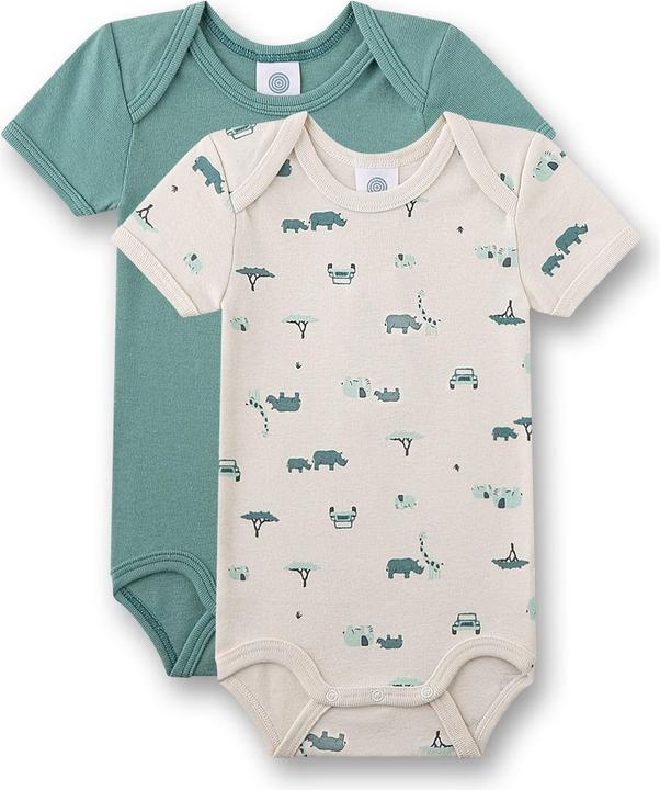 Produktbild Sanetta Body 2er Pack kurzarm Tiere (92)