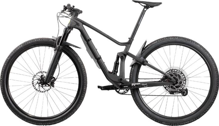 Actual product image Topeak D-Flash FS, suspension fork splash guard, black Strapmount
