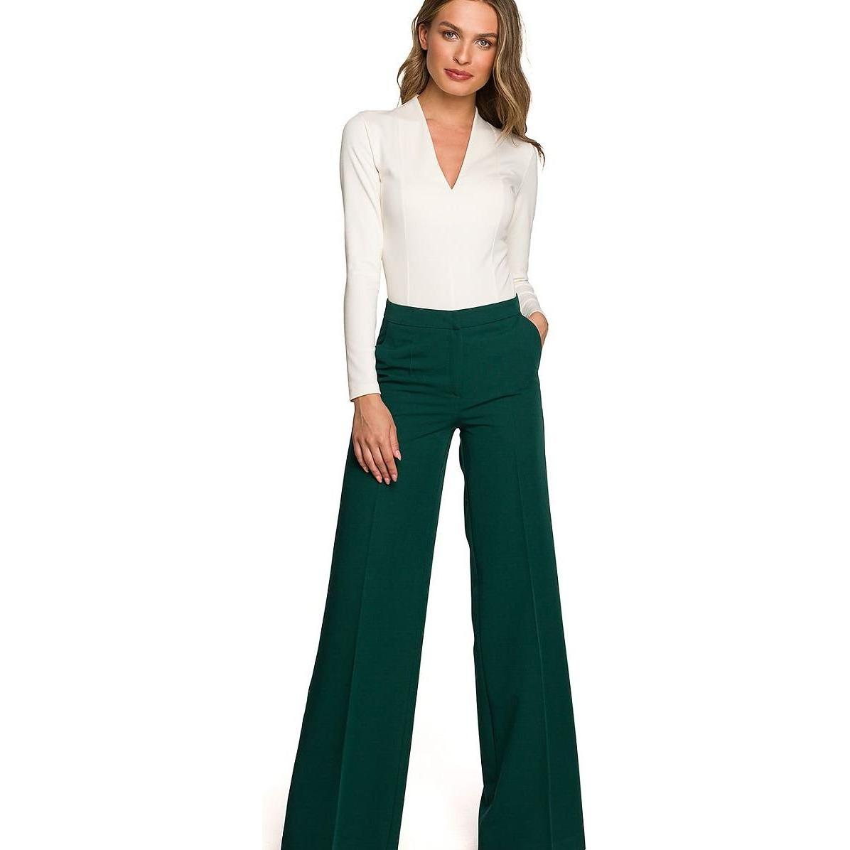 Stylove, Damen, Hosen, Damen Hose, Grün, (XXL)