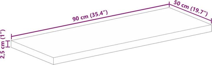 Produktbild vidaXL Tischplatte (50 x 50 cm)
