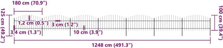 Produktbild vidaXL Zaun