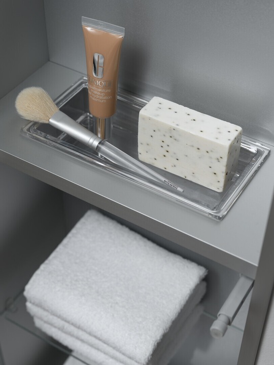 Actual product image Emco asis module 300 cabinet module with mirrored door on both sides - flush-mounted version